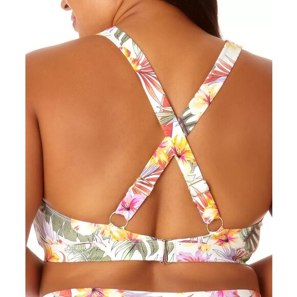 SOILED California Sunshine Women's Cross Back Bralette Top Size 2X $40 O279 - Picture 2 of 4